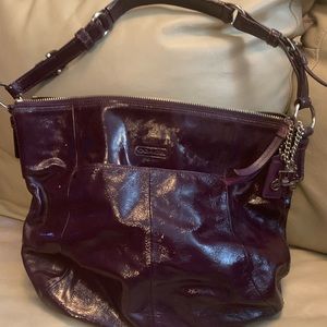 Patent Leather Coach Bag